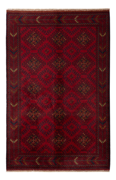 Khal Mohammadi Tapete 125x196cm - Tapete Oriental - vermelho escuro