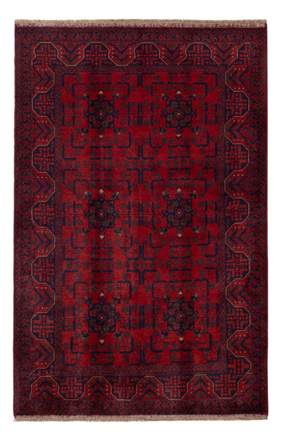 Khal Mohammadi Tapete 132x199cm - Tapete Oriental - vermelho escuro