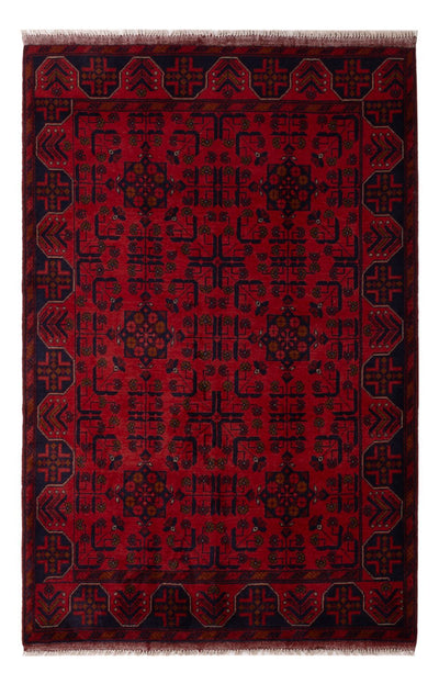 Khal Mohammadi Tapete 130x196cm - Tapete Oriental - vermelho escuro