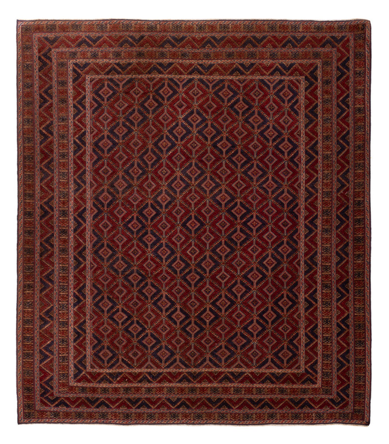 Kilim afegão Tapete 242x214cm