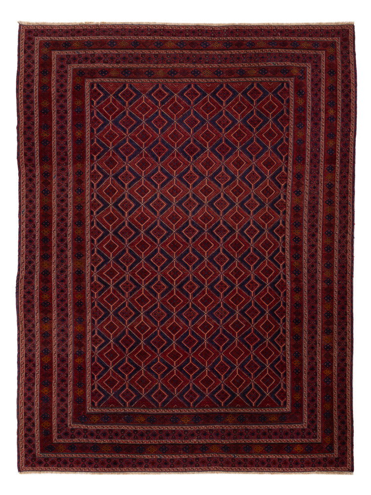 Kilim afegão Tapete 212x283cm