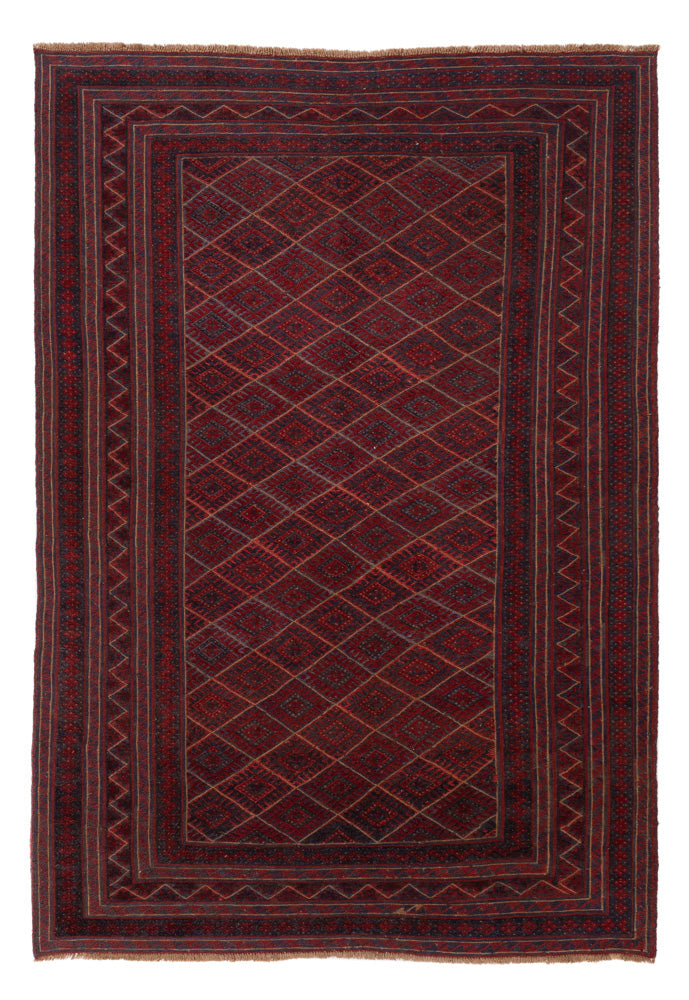 Kilim afegão Tapete 195x279cm