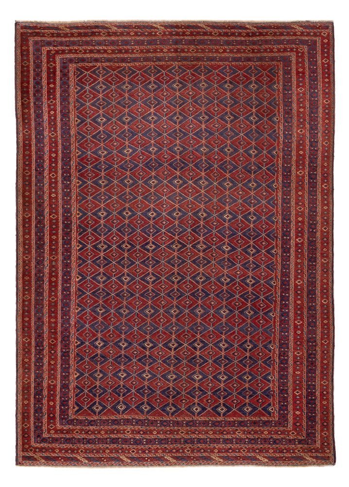 Kilim afegão Tapete 198x280cm