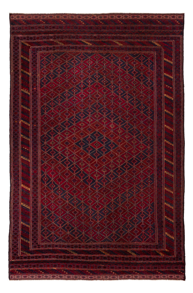 Kilim afegão Tapete 314x200cm