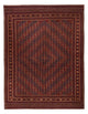 Kilim afegão Tapete 282x210cm