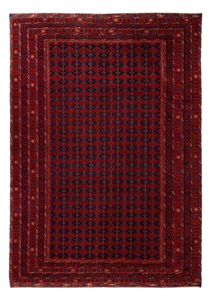 Kilim afegão Tapete 198x294cm