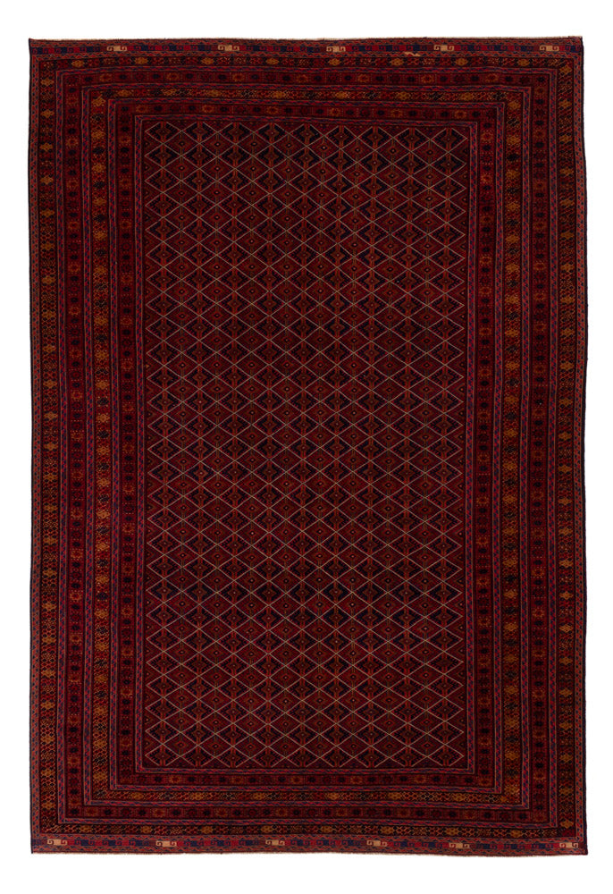 Kilim afegão Tapete 195x292cm