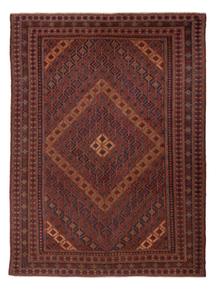 Kilim afegão Tapete 204x287cm