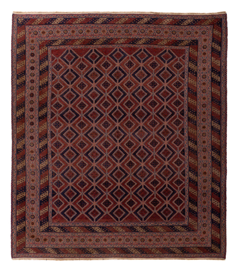 Kilim afegão Tapete 243x214cm