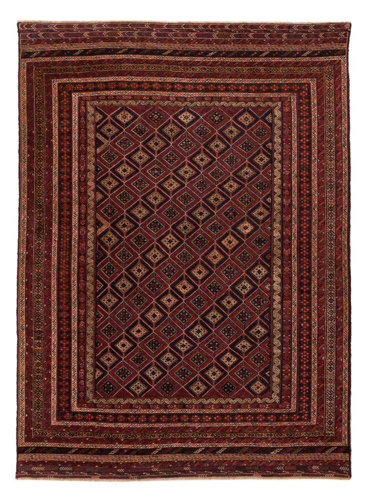 Kilim afegão Tapete 198x270cm