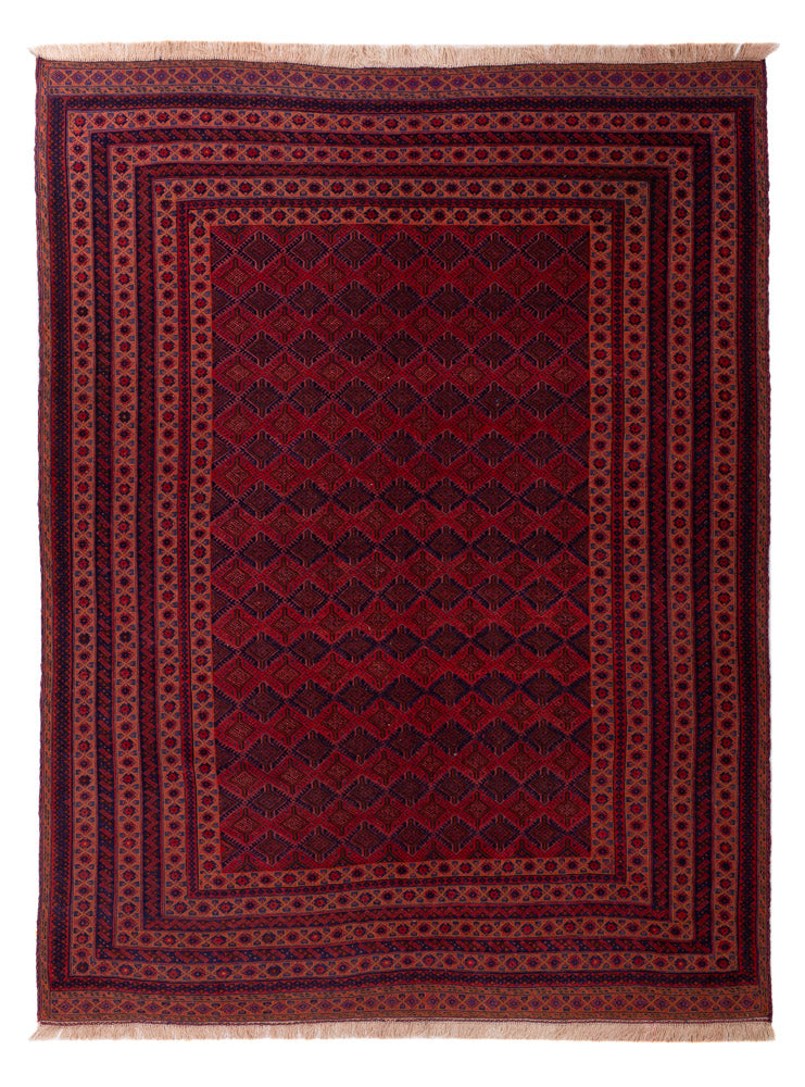 Kilim afegão Tapete 214x275cm