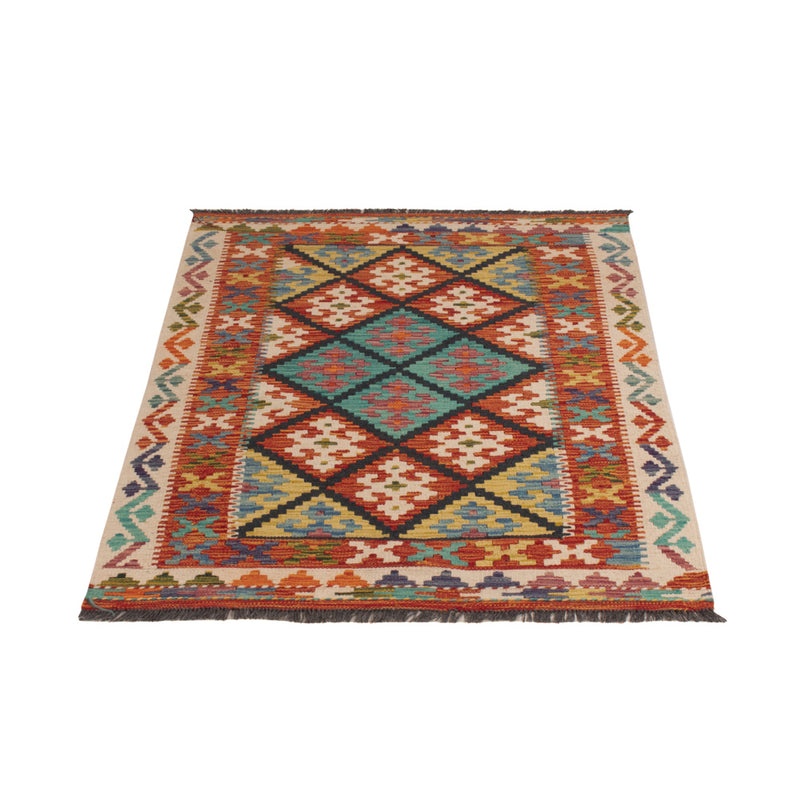 Kilim Maimana Tapete 145x100cm - Tapete de lã