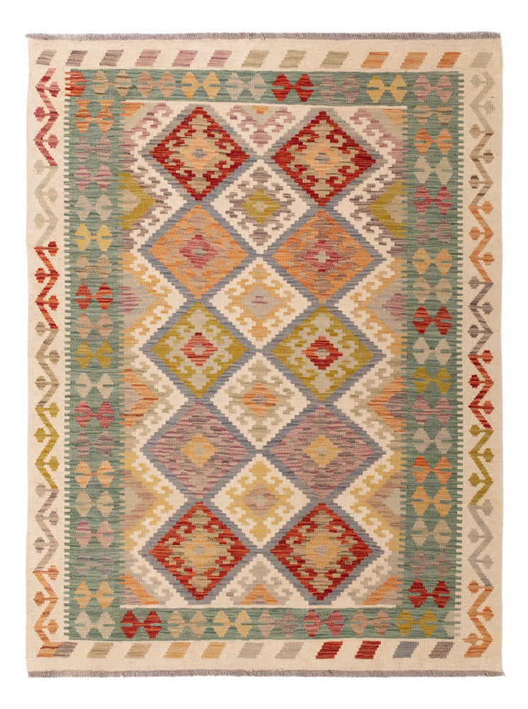 Kilim Maimana Tapete 200x145cm - Tapete de lã
