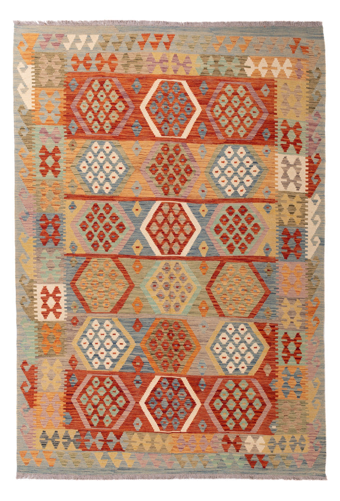 Kilim Maimana Tapete 246x165cm - Tapete de lã