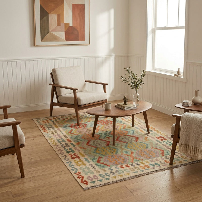 Kilim Maimana Tapete 240x170cm - Tapete de lã