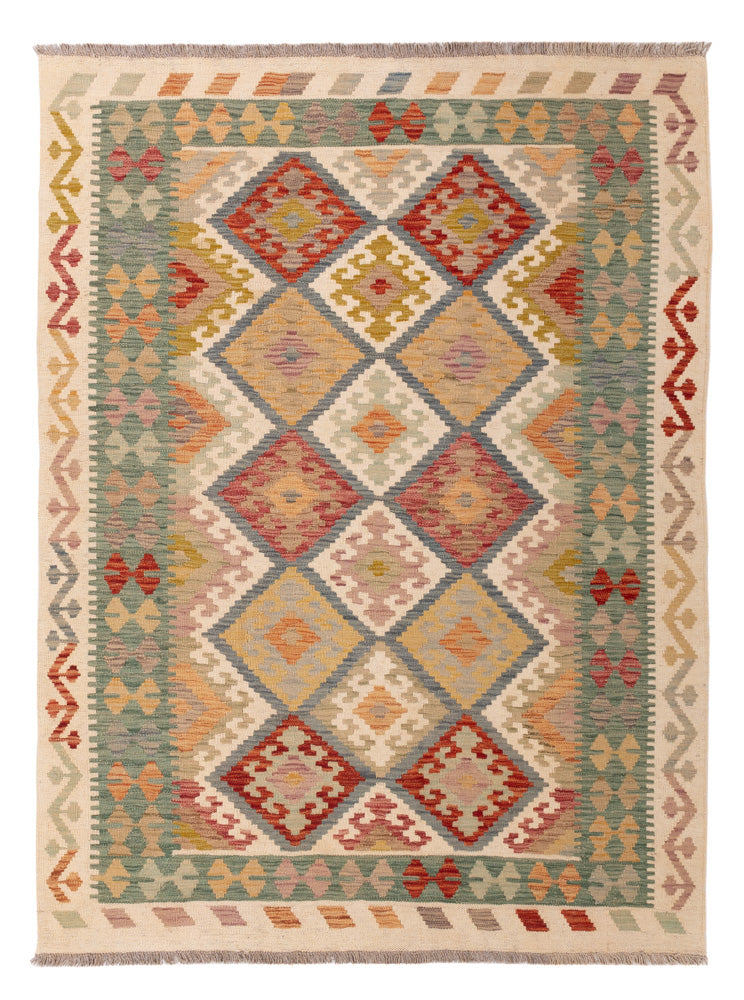 Kilim Maimana Tapete 198x146cm - Tapete de lã