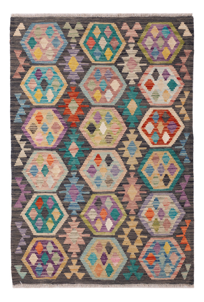 Kilim Maimana Tapete 151x100cm - Tapete de lã