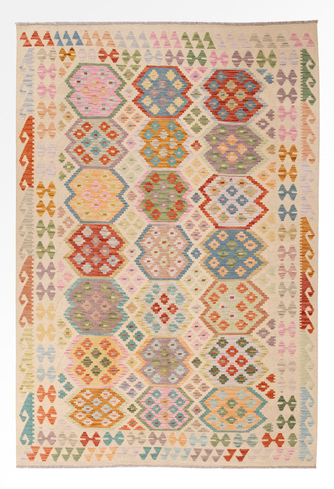 Kilim Maimana Tapete 258x176cm - Tapete de lã