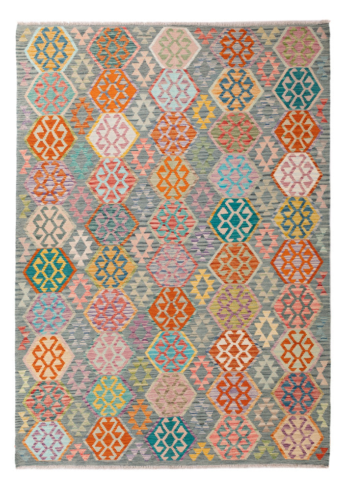 Kilim Maimana Tapete 253x178cm - Tapete de lã