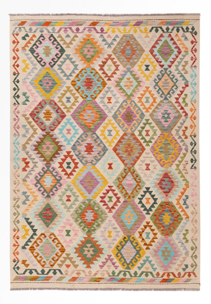 Kilim Maimana Tapete 243x170cm - Tapete de lã