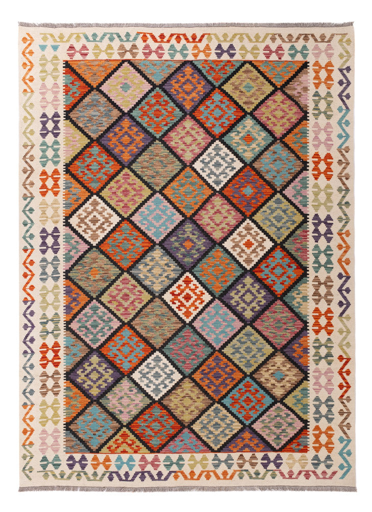 Kilim Maimana Tapete 252x187cm - Tapete de lã