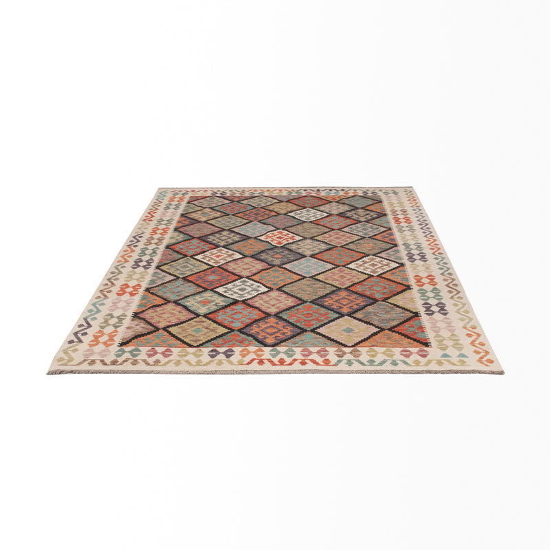 Kilim Maimana Tapete 252x187cm - Tapete de lã