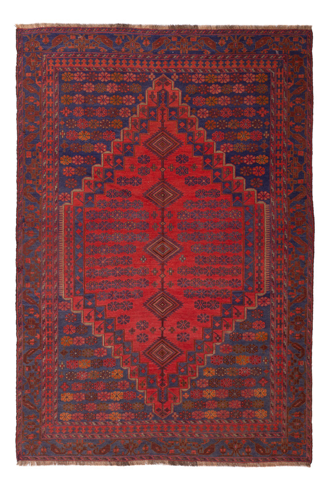 Kilim afegão Tapete 244x161cm