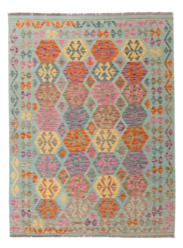 Kilim Maimana Tapete 205x156cm - Tapete de lã