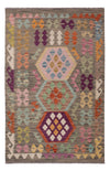 Kilim Maimana Tapete 100x151cm - Tapete de lã - Rectangular / Colorido / 100 x 151 cm Rectangular