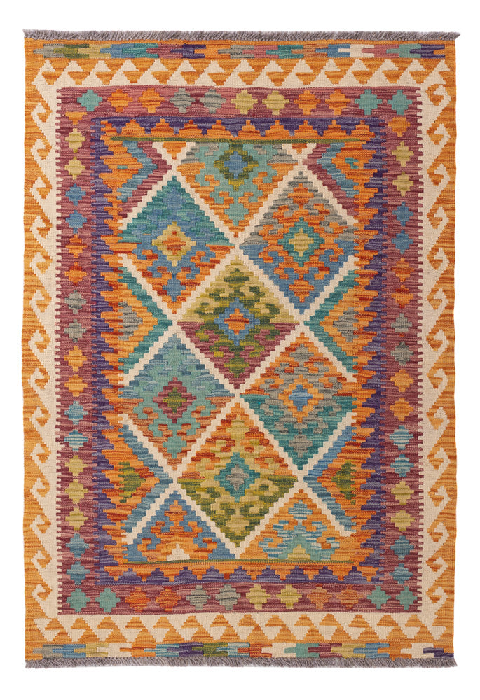 Kilim Maimana Tapete 147x105cm - Tapete de lã