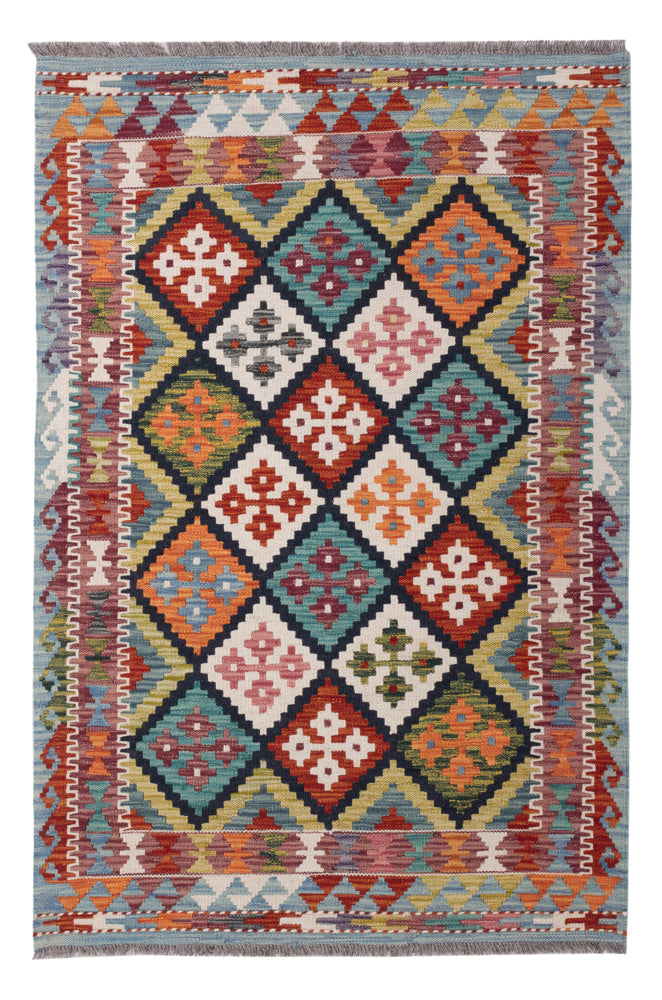 Kilim Maimana Tapete 155x105cm - Tapete de lã