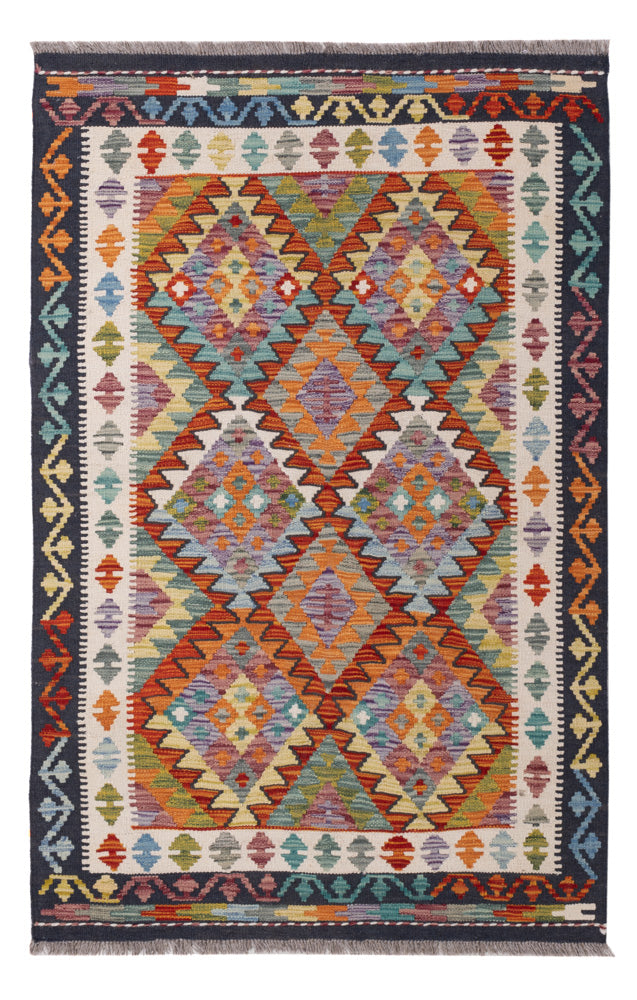 Kilim Maimana Tapete 155x99cm - Tapete de lã