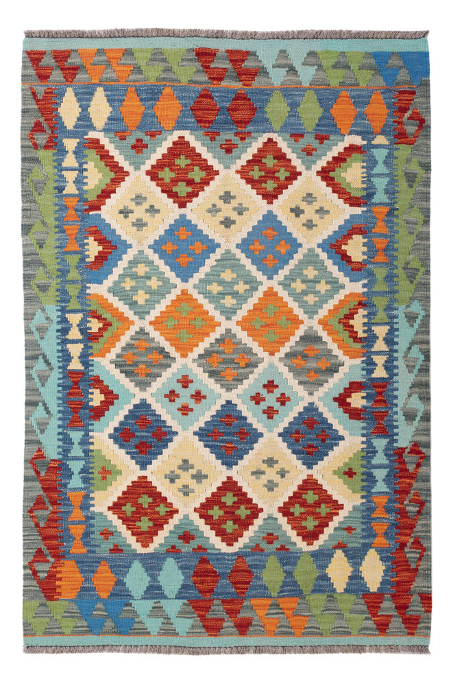 Kilim Maimana Tapete 148x100cm - Tapete de lã