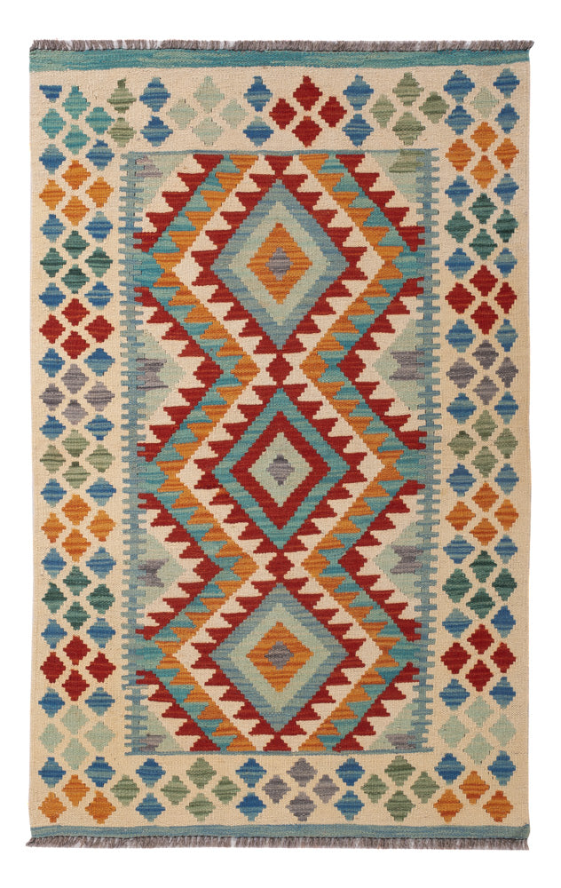 Kilim Maimana Tapete 152x95cm - Tapete de lã