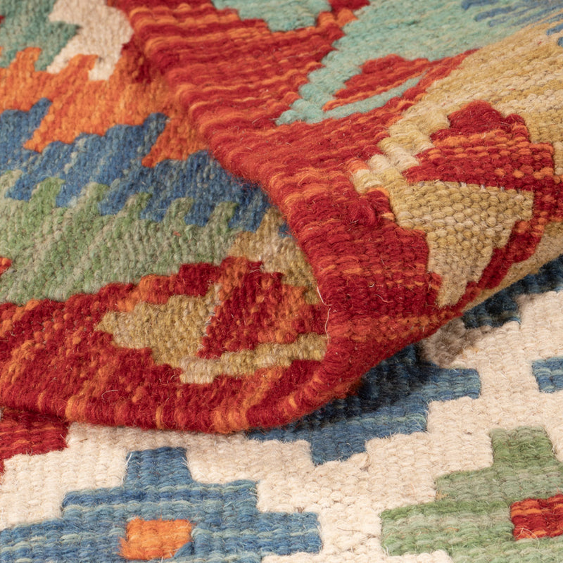 Kilim Maimana Tapete 142x87cm - Tapete de lã