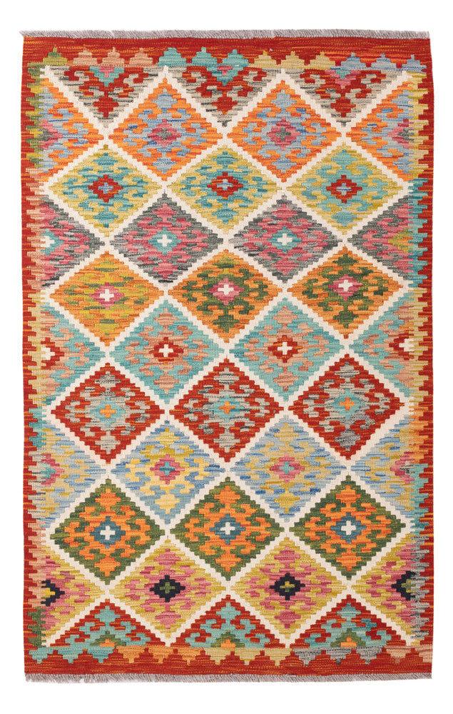 Kilim Maimana Tapete 154x100cm - Tapete de lã