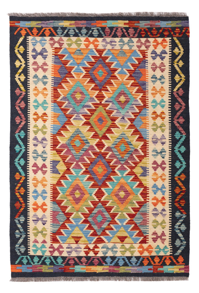 Kilim Maimana Tapete 150x99cm - Tapete de lã