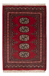 Tapete Paquistão 61x89cm - Tapete Oriental - Rectangular / Vermelho / 61 x 89 cm Rectangular
