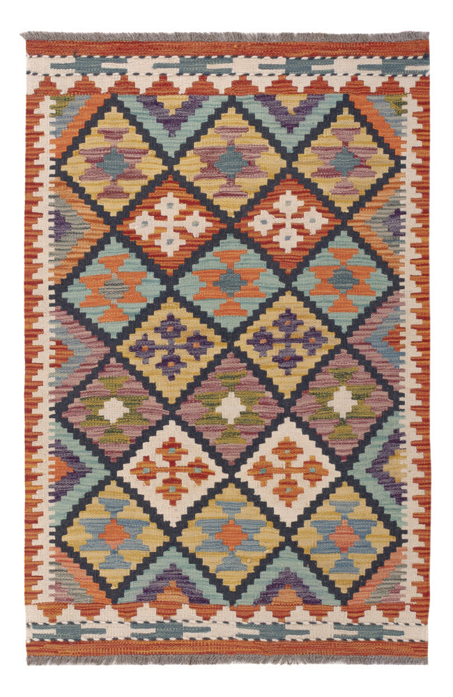 Kilim Maimana Tapete 129x81cm - Tapete de lã
