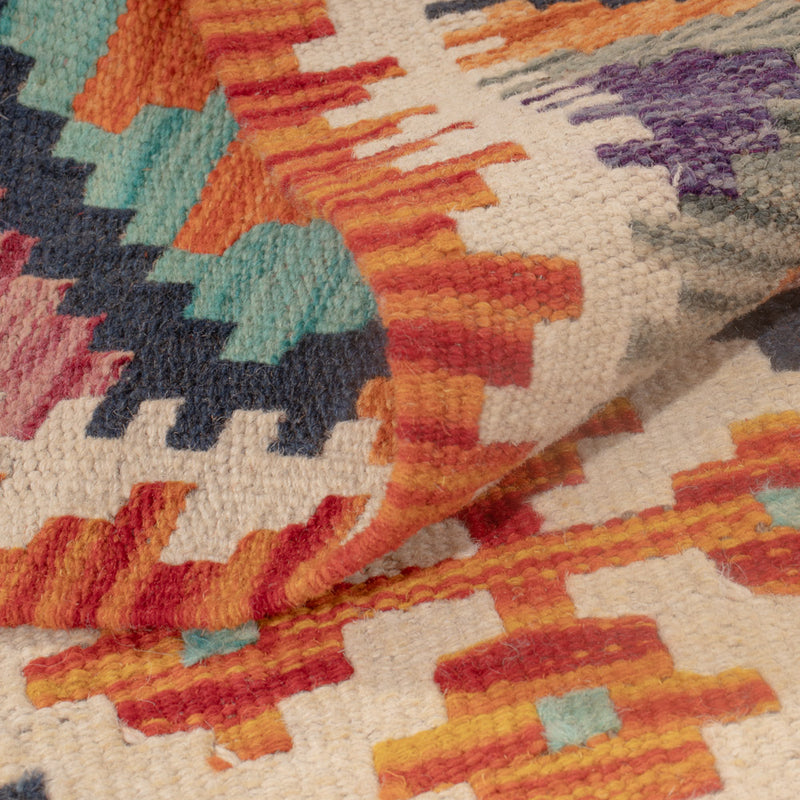 Kilim Maimana Tapete 129x81cm - Tapete de lã