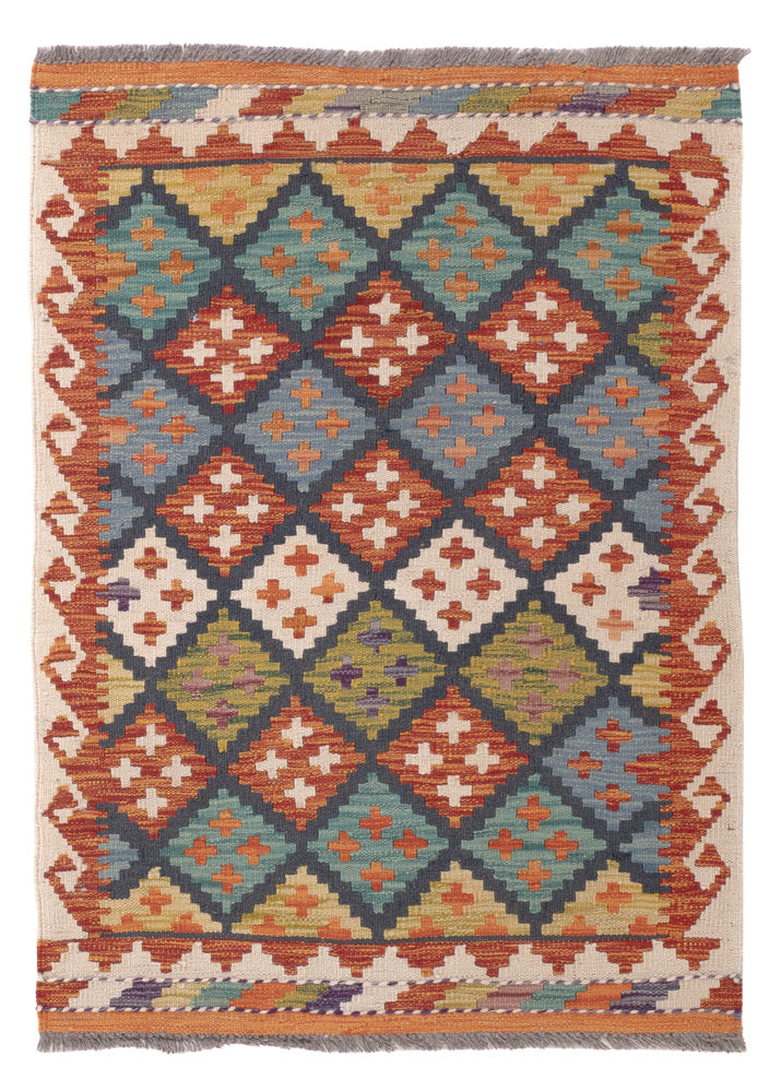 Kilim Maimana Tapete 114x82cm - Tapete de lã