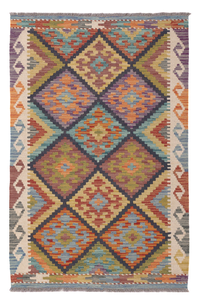 Kilim Maimana Tapete 121x81cm - Tapete de lã