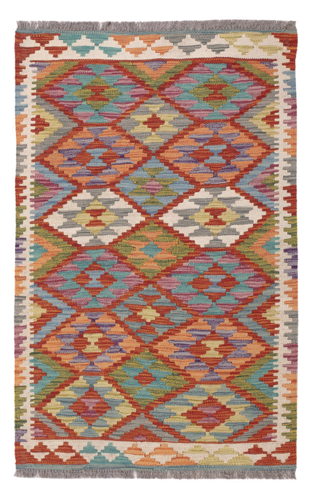 Kilim Maimana Tapete 124x77cm - Tapete de lã