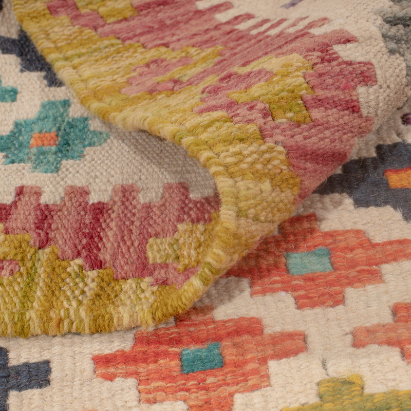 Kilim Maimana Tapete 126x87cm - Tapete de lã