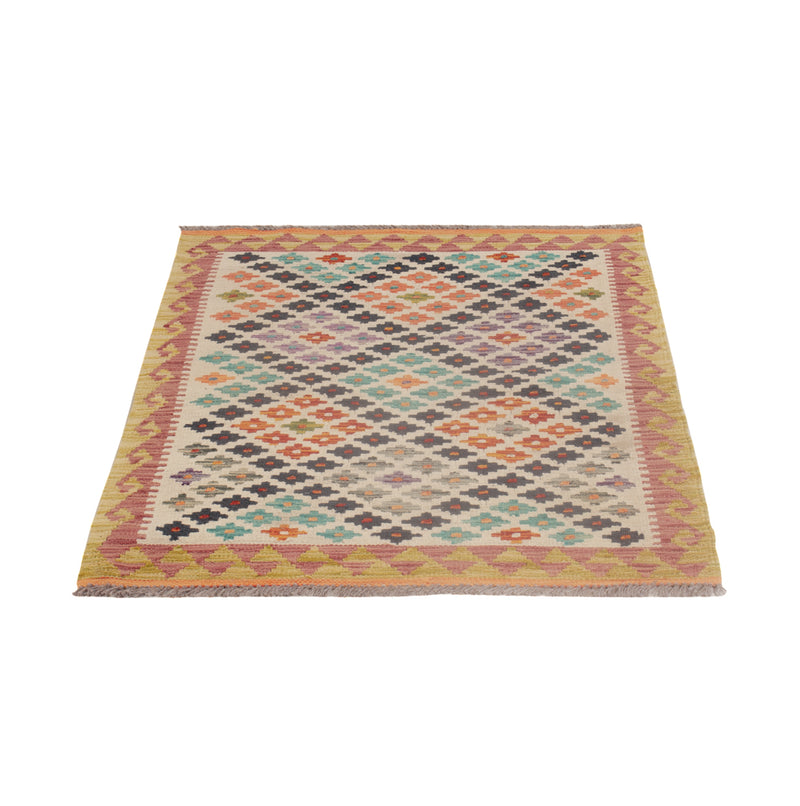 Kilim Maimana Tapete 126x87cm - Tapete de lã