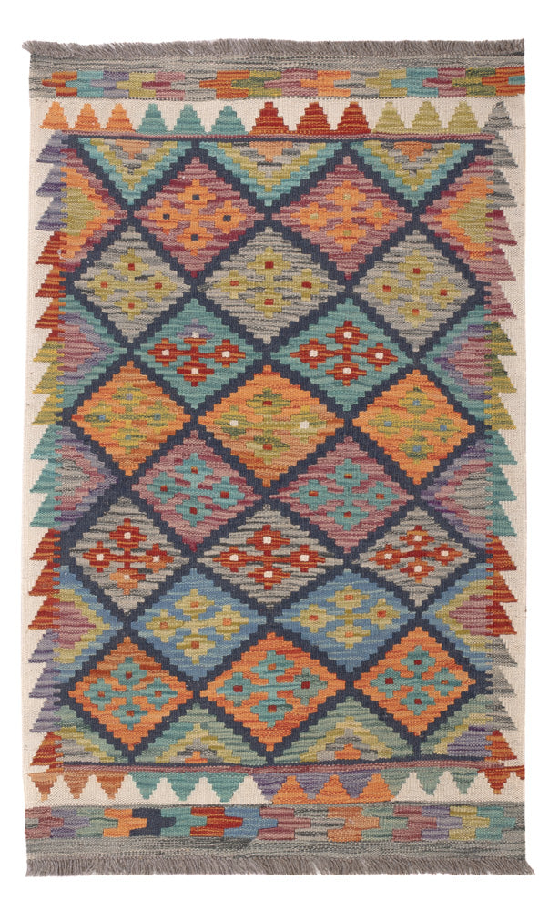 Kilim Maimana Tapete 131x78cm - Tapete de lã