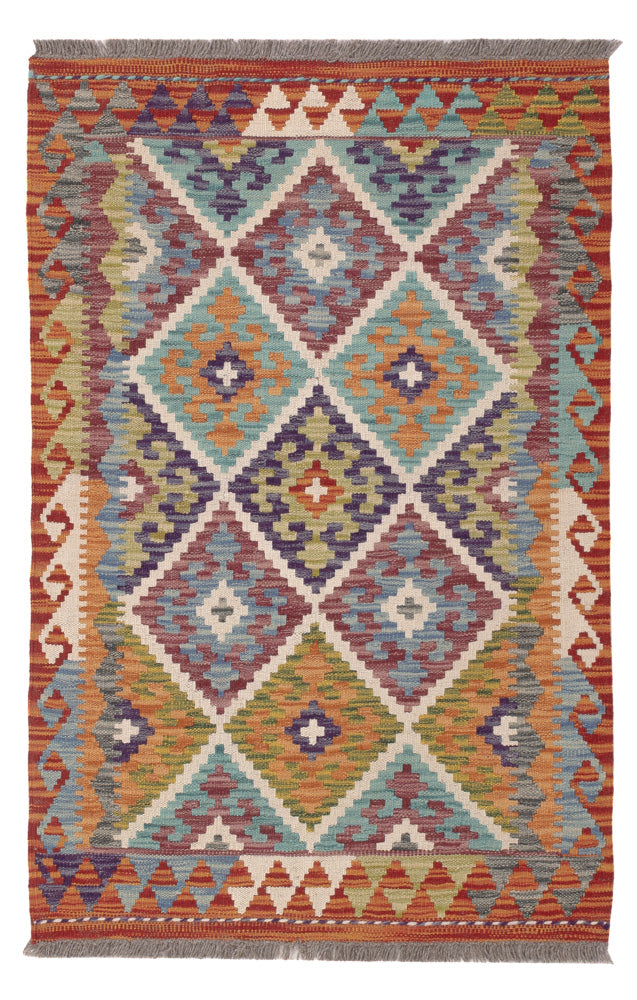 Kilim Maimana Tapete 122x81cm - Tapete de lã