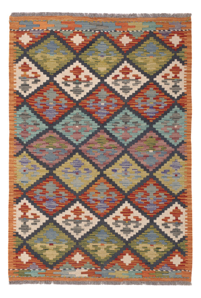 Kilim Maimana Tapete 123x86cm - Tapete de lã