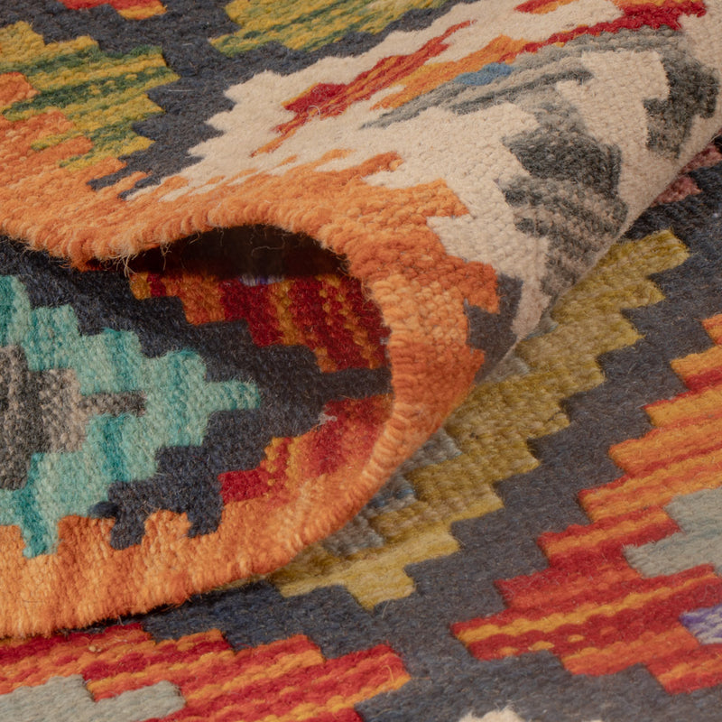 Kilim Maimana Tapete 123x86cm - Tapete de lã