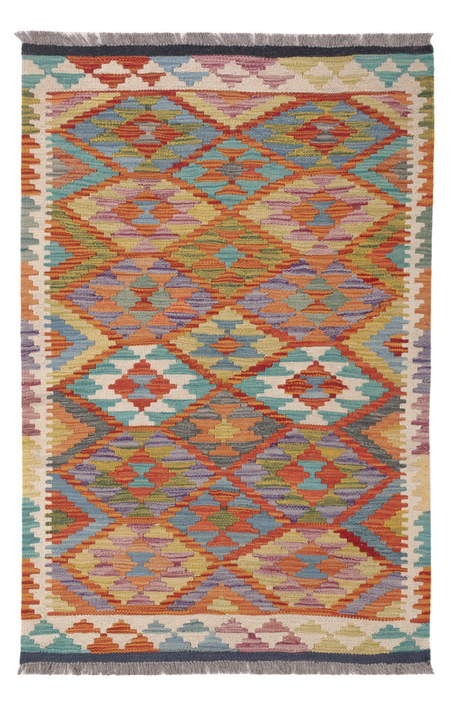 Kilim Maimana Tapete 122x83cm - Tapete de lã